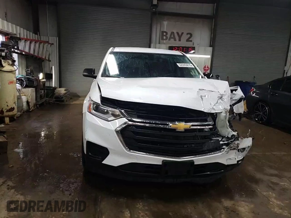 2021 Chevrolet Traverse LS with VIN 1GNERFKW5MJ208172, listed as a Copart auction lot 52043415 with 75,614 mi miles and Salvage title. Bid and sale history available at DreamBid. Image 14.