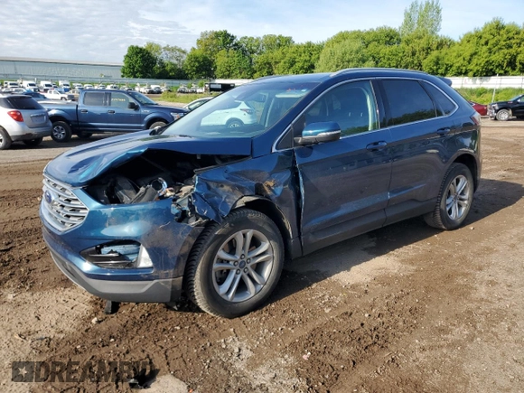 2020 Ford Edge SEL with VIN 2FMPK4J90LBB17282, listed as a Copart auction lot 58795885 with 80,583 mi miles and Salvage title. Bid and sale history available at DreamBid. Image 1.