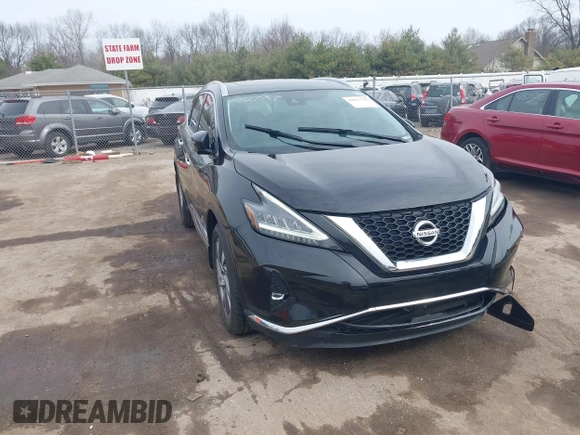 2019 Nissan Murano SL z VIN 5N1AZ2MS4KN153502, wystawiony jako IAAI lot #41827759 z przebiegiem 88 792 mil mil oraz . Historia ofert i sprzedaży dostępna na DreamBid. Obrazek 1.