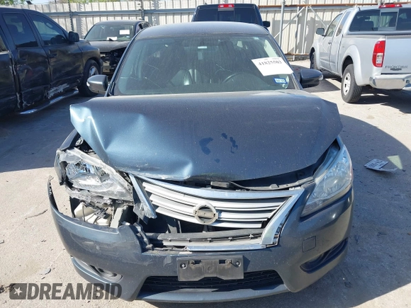 2013 Nissan Sentra SV with VIN 3N1AB7AP7DL621797, listed as a IAAI auction lot 41825503 with 152,558 mi miles. Bid and sale history available at carsss.com. Image 12.