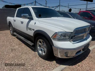 2017 Ram 1500 Laramie with VIN 1C6RR7NT2HS774038, listed as a Copart auction lot 62918915 with 124,286 mi miles and Clean title. Bid and sale history available at DreamBid. Image 1.