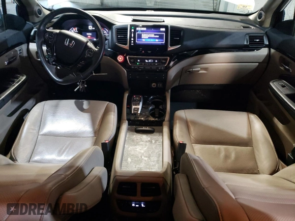 2016 Honda Pilot Elite with VIN 5FNYF6H02GB104395, listed as a Copart auction lot 46621795 with 49,260 mi miles and Salvage Title. Bid and sale history available at carsss.com. Image 8.