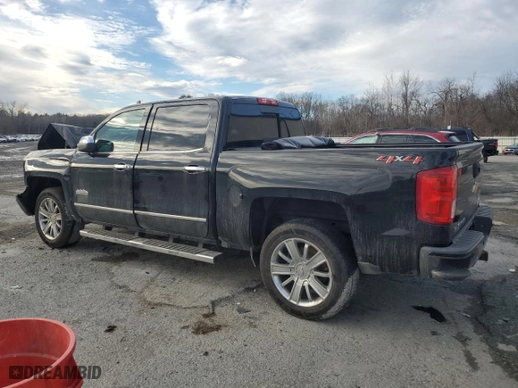 2018 Chevrolet Silverado 1500 High Country with VIN 3GCUKTEC6JG259203, listed as a Copart auction lot 87217634 with 0 mi miles and Salvage Title. Bid and sale history available at carsss.com. Image 2.