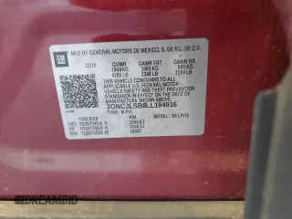 2020 Chevrolet Trax LT z VIN 3GNCJLSB8LL194916, wystawiony jako Copart lot #53229035 z przebiegiem 56 694 mil mil oraz Szkoda całkowita • Salvage title. Historia ofert i sprzedaży dostępna na DreamBid. Obrazek 13.