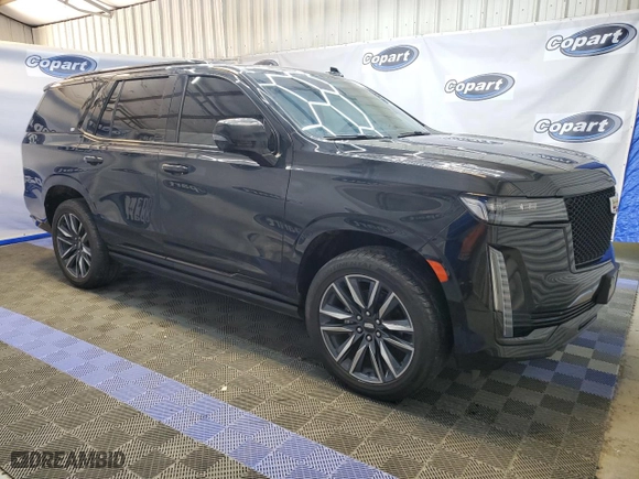 2022 Cadillac Escalade Sport Platinum with VIN 1GYS4GKL5NR140295, listed as a Copart auction lot 76835464 with 68,773 mi miles and Clean Title. Bid and sale history available at carsss.com. Image 4.