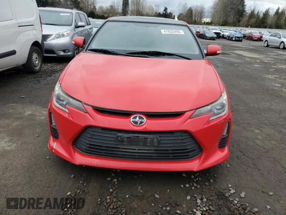 2014 Scion tC z VIN JTKJF5C77E3075236, wystawiony jako Copart lot #47632495 z przebiegiem 134 825 mil mil oraz Szkody całkowita. Historia ofert i sprzedaży dostępna na DreamBid. Obrazek 5.
