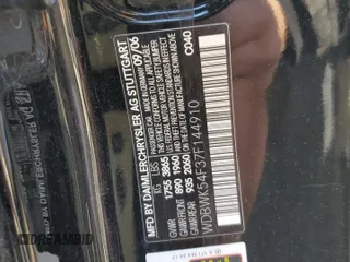 2007 Mercedes-Benz SLK 280 with VIN WDBWK54F37F144910, listed as a Copart auction lot 49929415 with 85,246 mi miles and Clean title. Bid and sale history available at DreamBid. Image 12.