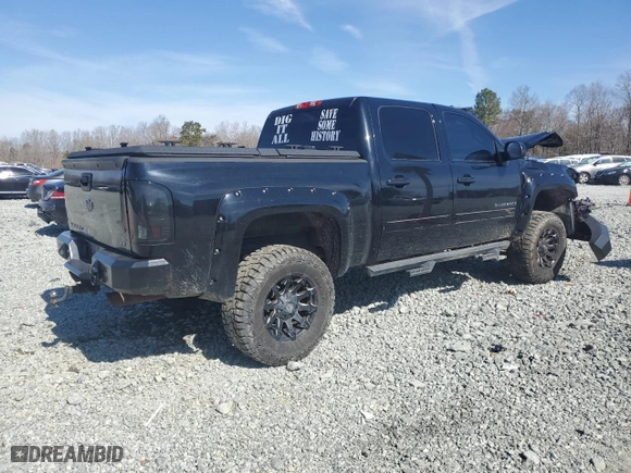 2012 Chevrolet Silverado 1500 LTZ with VIN 3GCPKTE70CG242500, listed as a Copart auction lot 41911245 with 218,259 mi miles and Salvage Title. Bid and sale history available at carsss.com. Image 3.