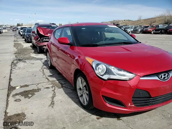 2016 Hyundai Veloster with VIN KMHTC6AD0GU254993, listed as a Copart auction lot 50057975 with 115,263 mi miles and Salvage Title. Bid and sale history available at carsss.com. Image 13.