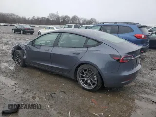 2022 Tesla Model 3 Long Range with VIN 5YJ3E1EB0NF120016, listed as a Copart auction lot 51757835 with 40,030 mi miles and Salvage Title. Bid and sale history available at DreamBid. Image 2.