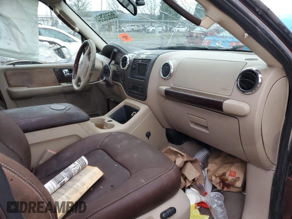 2006 Ford Expedition Eddie Bauer with VIN 1FMFU18576LA84700, listed as a Copart auction lot 86626534 with 0 mi miles and Salvage Title. Bid and sale history available at carsss.com. Image 8.