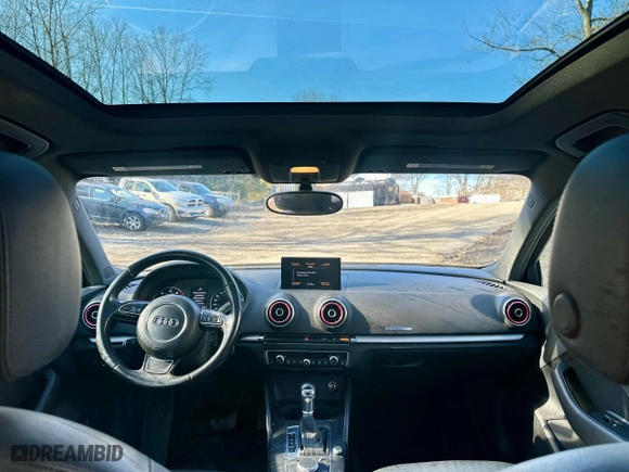 2015 Audi A3 2.0T Premium with VIN WAUBFGFF7F1056223, listed as a Copart auction lot 53668805 with 999,999 mi miles and Clean Title. Bid and sale history available at carsss.com. Image 9.