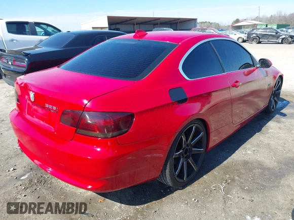 2008 BMW 3 Series 328i with VIN WBAWB335X8P134785, listed as a IAAI auction lot 41666278 with 292,956 mi miles. Bid and sale history available at carsss.com. Image 4.