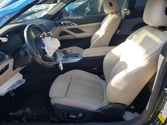 2021 BMW 4 Series 430i xDrive with VIN WBA73AP04MCG51086, listed as a Copart auction lot 48615345 with 36,513 mi miles and Salvage Title. Bid and sale history available at carsss.com. Image 7.