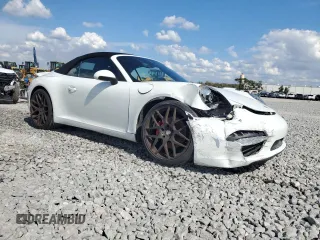 2013 Porsche 911 Carrera with VIN WP0CA2A91DS140832, listed as a Copart auction lot 46802175 with 75,446 mi miles and Salvage Title. Bid and sale history available at carsss.com. Image 4.