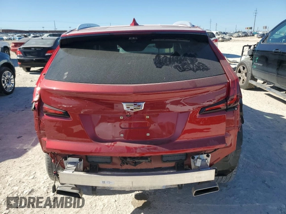 2022 Cadillac XT4 FWD Premium Luxury with VIN 1GYFZCR43NF154997, listed as a Copart auction lot 81942214 with 22,697 mi miles and Salvage title. Bid and sale history available at DreamBid. Image 6.