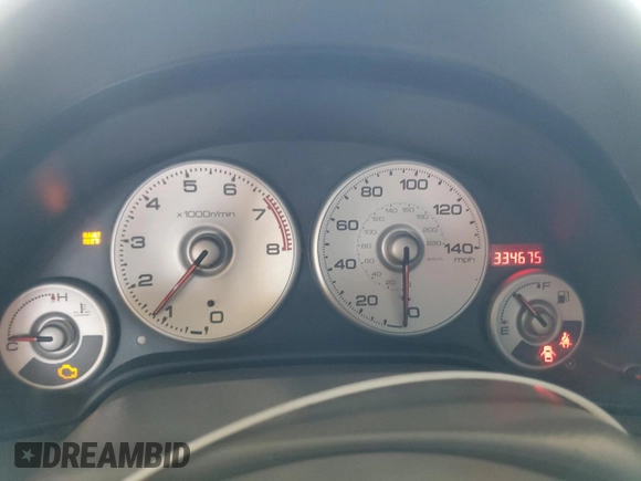 2002 Acura RSX Manual with VIN JH4DC53852C040081, listed as a Copart auction lot 61166654 with 334,675 mi miles and Salvage Title. Bid and sale history available at carsss.com. Image 9.
