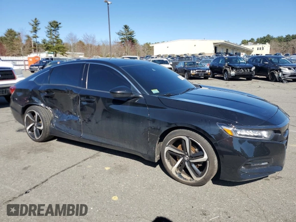 2020 Honda Accord Sport with VIN 1HGCV2F38LA018046, listed as a Copart auction lot 52572875 with 97,934 mi miles and Salvage title. Bid and sale history available at DreamBid. Image 4.