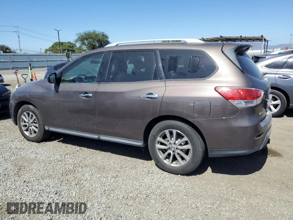 2015 Nissan Pathfinder SV with VIN 5N1AR2MN0FC689360, listed as a Copart auction lot 61433765 with 95,663 mi miles and Salvage title. Bid and sale history available at DreamBid. Image 2.