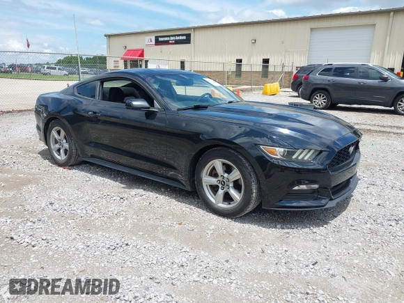 2015 Ford Mustang V6 with VIN 1FA6P8AM1F5431065, listed as a IAAI auction lot 42352535 with 110,274 mi miles and . Bid and sale history available at DreamBid. Image 1.