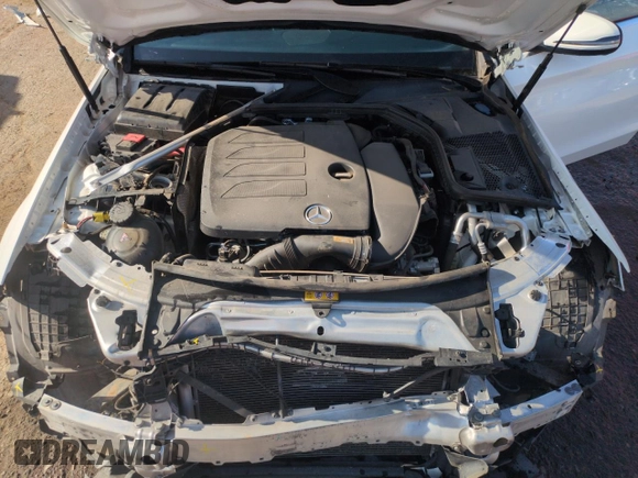 2020 Mercedes-Benz C with VIN W1KWF8DB1LR571800, listed as a Copart auction lot 52022015 with 67,156 mi miles and Salvage Title. Bid and sale history available at carsss.com. Image 11.