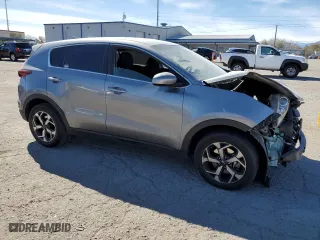 2020 Kia Sportage LX with VIN KNDPM3AC9L7669327, listed as a Copart auction lot 47183305 with 123,962 mi miles and Salvage Title. Bid and sale history available at carsss.com. Image 4.