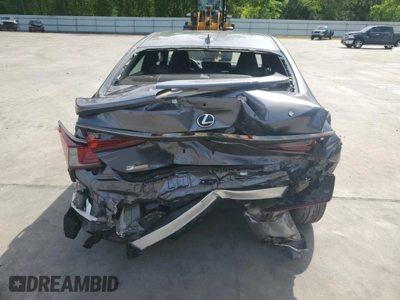 2021 Lexus ES 350 F Sport with VIN 58AGZ1B17MU097619, listed as a Copart auction lot 53339995 with 24,989 mi miles and Salvage title. Bid and sale history available at DreamBid. Image 6.