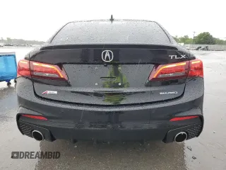 2019 Acura TLX w/A-Spec Pkg with VIN 19UUB3F64KA005399, listed as a Copart auction lot 55662635 with 52,434 mi miles and Salvage title. Bid and sale history available at DreamBid. Image 6.