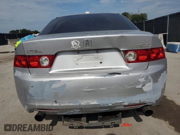2005 Acura TSX with VIN JH4CL95805C002178, listed as a Copart auction lot 65205975 with 221,502 mi miles and Salvage title. Bid and sale history available at DreamBid. Image 6.