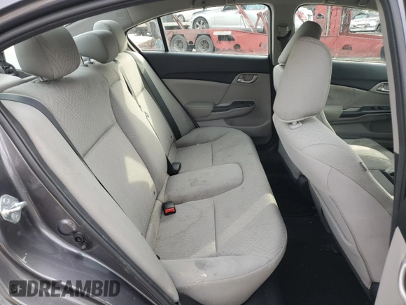2014 Honda Civic Sedan LX with VIN 19XFB2F5XEE033640, listed as a Copart auction lot 87675445 with 120,130 mi miles and Clean Title. Bid and sale history available at carsss.com. Image 10.