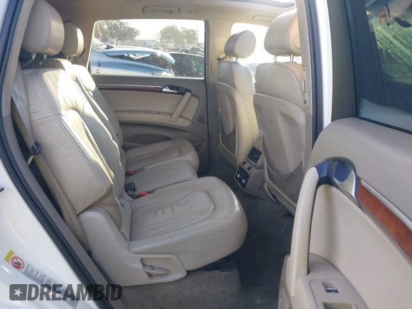 2007 Audi Q7 Premium with VIN WA1BY94L77D054967, listed as a IAAI auction lot 41618608 with 131,274 mi miles and . Bid and sale history available at DreamBid. Image 8.