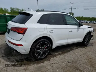 2023 Audi SQ5 Premium Plus with VIN WA1B4AFY1P2059485, listed as a Copart auction lot 53466224 with 16,465 mi miles and Salvage Title. Bid and sale history available at DreamBid. Image 3.
