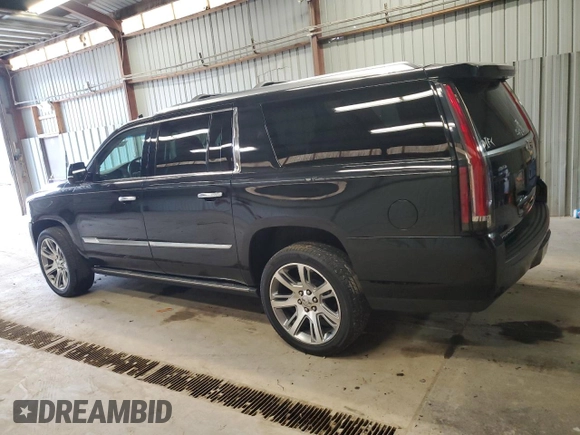 2015 Cadillac Escalade ESV Premium with VIN 1GYS4TKJ4FR631854, listed as a Copart auction lot 50346025 with 128,406 mi miles and Salvage title. Bid and sale history available at DreamBid. Image 2.
