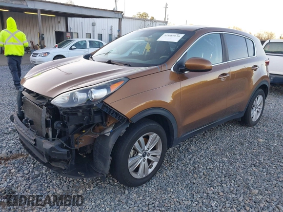 2019 Kia Sportage LX with VIN KNDPM3AC8K7598121, listed as a IAAI auction lot 41805939 with 119,050 mi miles and . Bid and sale history available at carsss.com. Image 2.