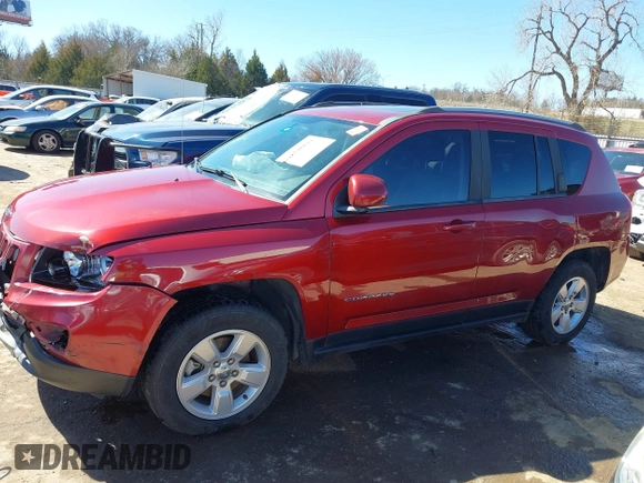 2016 Jeep Compass Latitude with VIN 1C4NJCEB9GD575117, listed as a IAAI auction lot 41716611 with 107,295 mi miles. Bid and sale history available at carsss.com. Image 15.