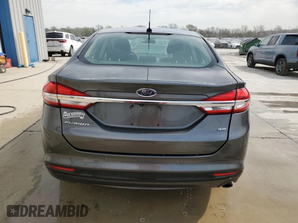 2017 Ford Fusion SE with VIN 3FA6P0H72HR228011, listed as a Copart auction lot 52122895 with 145,693 mi miles and Salvage Title. Bid and sale history available at carsss.com. Image 6.