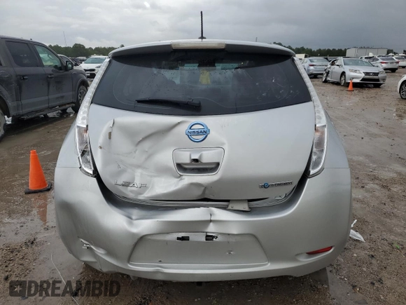 2015 Nissan LEAF SV with VIN 1N4AZ0CP7FC311103, listed as a Copart auction lot 73679083 with 37,685 mi miles and . Bid and sale history available at DreamBid. Image 6.