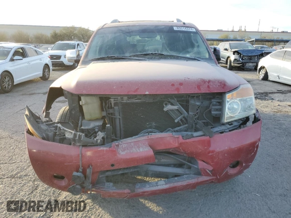 2008 Nissan Armada SE z VIN 5N1AA08D98N602852, wystawiony jako Copart lot #85514374 z przebiegiem 148 639 mil mil oraz Szkoda całkowita • Salvage title. Historia ofert i sprzedaży dostępna na DreamBid. Obrazek 5.