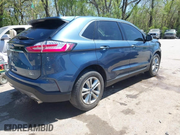 2019 Ford Edge SEL with VIN 2FMPK4J94KBC26939, listed as a IAAI auction lot 42028312 with 43,707 mi miles and . Bid and sale history available at DreamBid. Image 4.