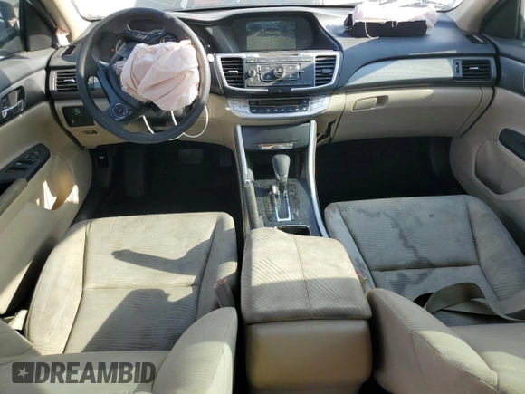 2015 Honda Accord LX with VIN 1HGCR2F38FA225612, listed as a Copart auction lot 53711815 with 129,228 mi miles and Salvage Title. Bid and sale history available at DreamBid. Image 8.
