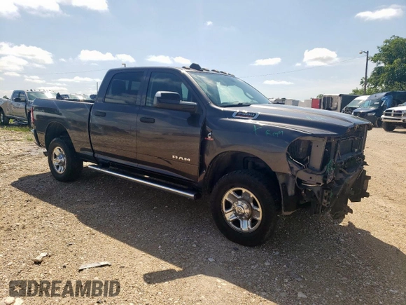 2019 Ram 2500 Tradesman with VIN 3C6UR5CL4KG619510, listed as a Copart auction lot 58254685 with 129,954 mi miles and Salvage title. Bid and sale history available at DreamBid. Image 4.