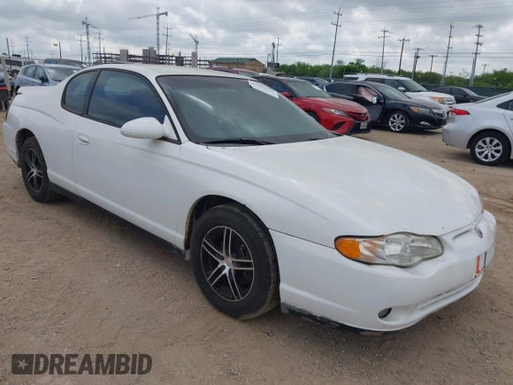 2004 Chevrolet Monte Carlo LS with VIN 2G1WW12E749428112, listed as a IAAI auction lot 42080440 with 136,463 mi miles. Bid and sale history available at carsss.com. Image 1.