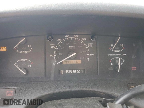 1994 Ford F-150 with VIN 1FTEX15H4RKA63514, listed as a Copart auction lot 80390514 with 94,718 mi miles and Salvage title. Bid and sale history available at DreamBid. Image 9.