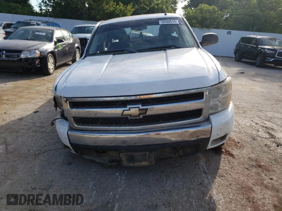 2007 Chevrolet Silverado 1500 Work Truck with VIN 2GCEK19C271693882, listed as a Copart auction lot 59260514 with 195,746 mi miles and Salvage Title. Bid and sale history available at carsss.com. Image 5.
