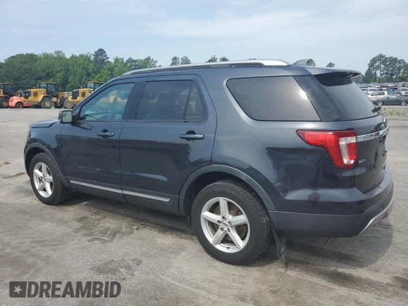 2017 Ford Explorer XLT with VIN 1FM5K8D88HGD74448, listed as a Copart auction lot 57061275 with 110,439 mi miles and Salvage title. Bid and sale history available at DreamBid. Image 2.
