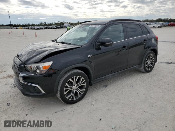 2016 Mitsubishi Outlander Sport 2.4 SEL with VIN JA4AP4AW9GZ052334, listed as a Copart auction lot 89278405 with 70,915 mi miles and Non Repairable. Bid and sale history available at carsss.com. Image 1.