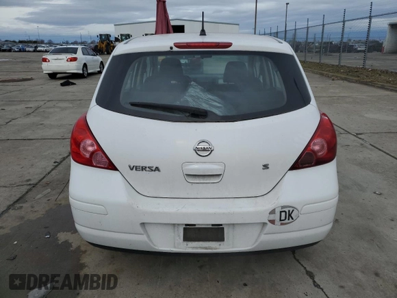2007 Nissan Versa 1.8 S with VIN 3N1BC13E17L434652, listed as a Copart auction lot 43623295 with 109,793 mi miles and Salvage Title. Bid and sale history available at carsss.com. Image 6.