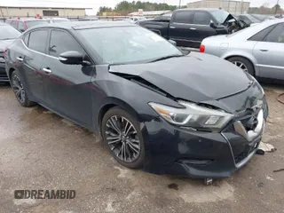 2016 Nissan Maxima S with VIN 1N4AA6AP9GC435386, listed as a IAAI auction lot 41697357 with 101,631 mi miles and . Bid and sale history available at DreamBid. Image 1.