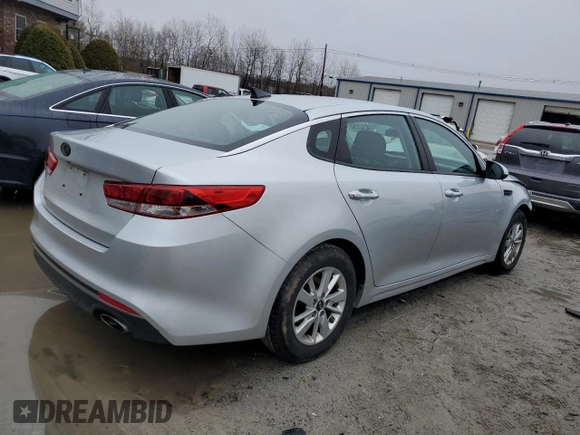 2017 Kia Optima LX with VIN KNAGT4L32H5154000, listed as a Copart auction lot 46336705 with 116,722 mi miles and Salvage Title. Bid and sale history available at carsss.com. Image 3.