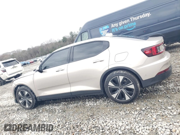 2024 Polestar 2 z VIN YSMFE3KA2RL234238, wystawiony jako Copart lot #41375605 z przebiegiem 8806 mil mil oraz Szkody całkowita. Historia ofert i sprzedaży dostępna na DreamBid. Obrazek 2.